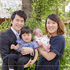 姉妹でお揃いの衣装。とっても可愛いですね。
